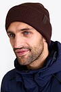 Megzta merino vilnos kepurė 2 | RUDA | Audimas