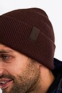 Megzta merino vilnos kepurė 3 | RUDA | Audimas