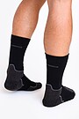 FibreHeat ir merino vilnos pluoštų kojinės 3 | JUODA | Audimas