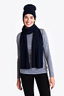 Megzta merino vilnos kepurė 2 | MĖLYNA | Audimas