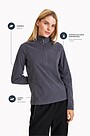 Polartec Micro Series flisinis džemperis 2 | PILKA | Audimas
