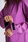 Nuo lietaus apsaugantis paltas su membrana 4 | VIOLETINĖ | Audimas