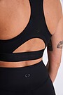 Sportinė liemenėlė su išimamais kaušeliais 3 | JUODA | Audimas