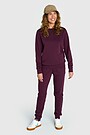 Medvilninis džemperis 4 | VIOLETINĖ | Audimas