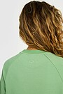 Tekstūrinė suknelė su viskoze 5 | ŽALIA | Audimas