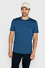 Medvilniniai marškinėliai trumpomis rankovėmis 1 | MĖLYNA | Audimas