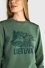 Nacionalinės kolekcijos džemperis LIETUVA 4 | ŽALIA | Audimas