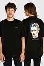 Medvilniniai marškinėliai trumpomis rankovėmis M. K. Čiurlionis 150 1 | JUODA | Audimas