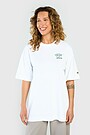 Padidinto silueto marškinėliai 2 | BALTA | Audimas