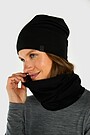 Merino vilnos kepurė 3 | JUODA | Audimas