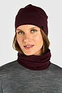 Merino vilnos kepurė 1 | BORDO | Audimas
