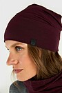 Merino vilnos kepurė 3 | BORDO | Audimas