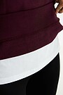 Medvilninis džemperis 4 | BORDO | Audimas