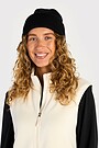 Megzta merino vilnos kepurė 2 | JUODA | Audimas
