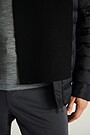 Megztas merino vilnos šalikas 3 | JUODA | Audimas