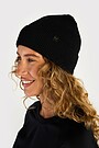 Megzta merino vilnos kepurė 3 | JUODA | Audimas