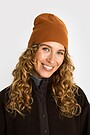 Megzta merino vilnos kepurė 1 | ORANŽINĖ | Audimas