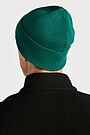 Nacionalinės kolekcijos merino vilnos kepurė 4 | ŽALIA | Audimas