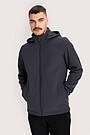 Softshell medžiagos striukė 3 | TAMSIAI PILKA | Audimas