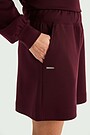 Šortai su lajocelio pluoštu 5 | VIOLETINĖ | Audimas