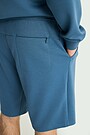 Šortai su lajoceliu 4 | MĖLYNA | Audimas