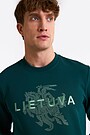 Nacionalinės kolekcijos  džemperis LIETUVA 4 | ŽALIA | Audimas
