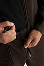 Medvilninės siaurėjančios kelnės 4 | RUDA | Audimas
