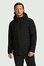 Lengva pūkinė striukė 3 | JUODA | Audimas