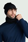 Plonos merino vilnos kaklo mova 1 | JUODA | Audimas