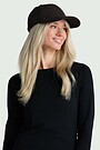 Vilnos kepurė su snapeliu 1 | RUDA | Audimas