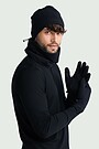 Polartec 100 Series flisinės pirštinės 1 | JUODA | Audimas