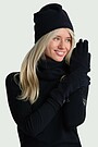 Polartec 100 Series flisinės pirštinės 2 | JUODA | Audimas