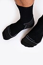 Merino vilnos ir „FibreHeat“ pluoštų kojinės 3 | JUODA | Audimas